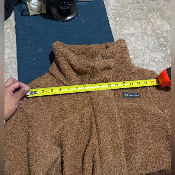 Columbia Brown Fleece Jacket - Picture 10 of 11